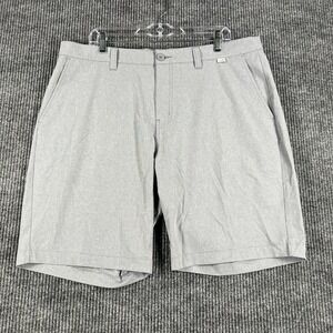 Travis Mathew Shorts Mens Size 38 Gray Chino Golf Performance Casual Outdoor